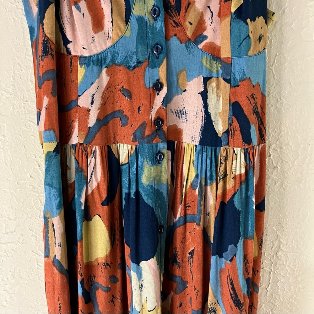 ROLLA'S Multicolor Abstract Midi Dress - Picture 6 of 14